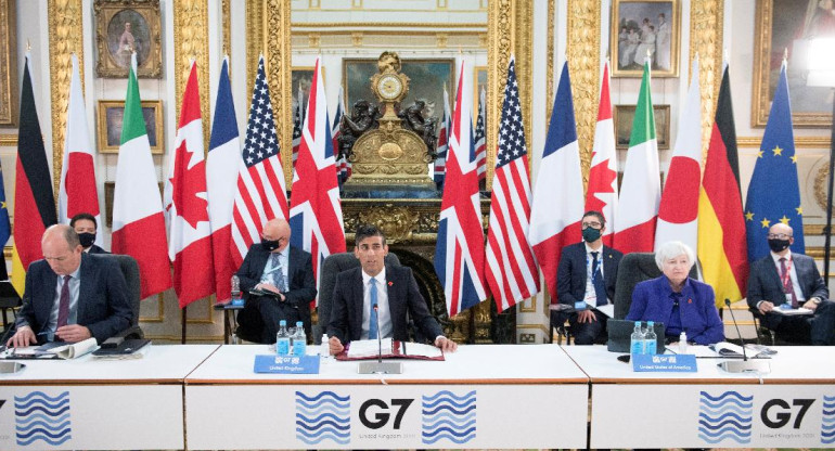 Reunión del G7. Foto: Reuters