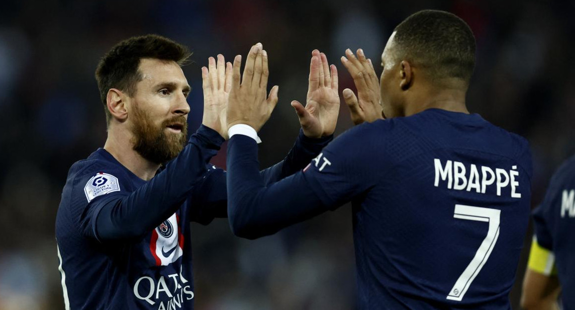 Lionel Messi, PSG vs Lens. Foto: Reuters