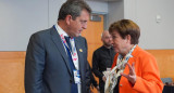 Sergio Massa y Kristalina Georgieva. Foto: Ministerio de Economía