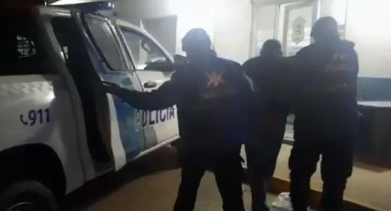 El hombre detenido por querer abusar sexualmente de su expareja. Foto: Ahora Mar del Plata.