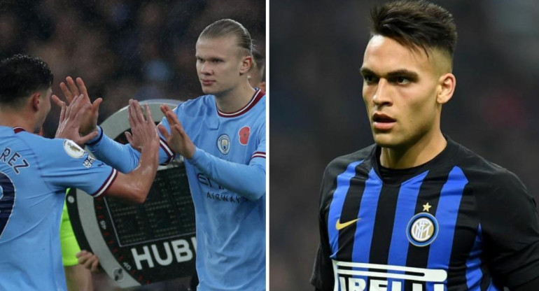 Manchester City e Inter, Champions League. Fotos: Reuters