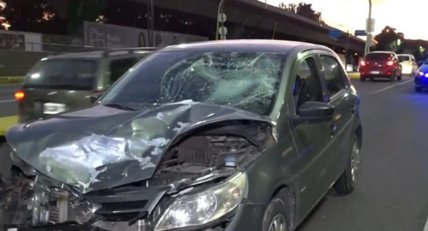 Conductor se metió en contramano en el Túnel del Libertador. Foto: NA.