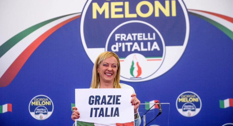 Giorgia Meloni, Italia. Foto: Reuters