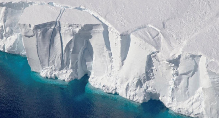 Deshielo de glaciares en la Antártida. Foto: Reuters.