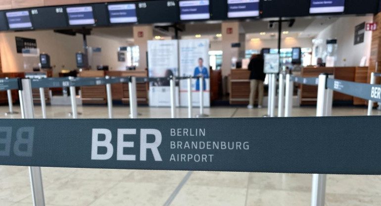 Aeropuerto de Berlín. Foto: Reuters.