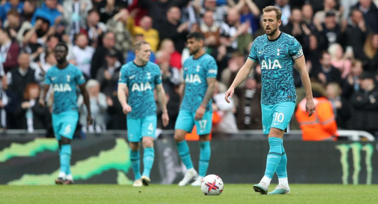 El Tottenham Hotspur perdió 6 a 1 ante Newcastle United. Foto: Reuters.