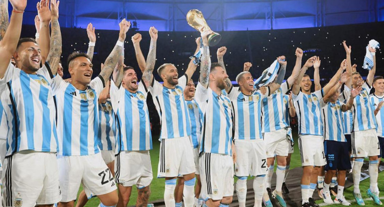 Selección Argentina. Foto: NA.