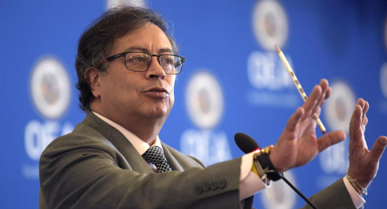 Gustavo Petro, presidente de Colombia. Foto: EFE