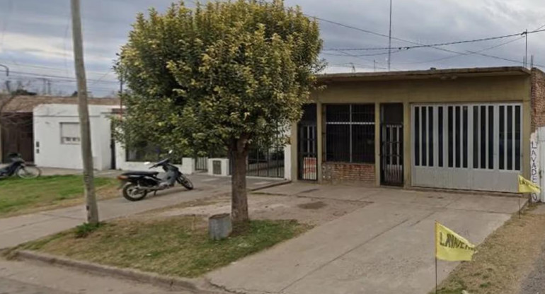 El jubilado trabajaba comprando y vendiendo chatarra, en San Lorenzo, Santa Fe. Foto: Google Street Views