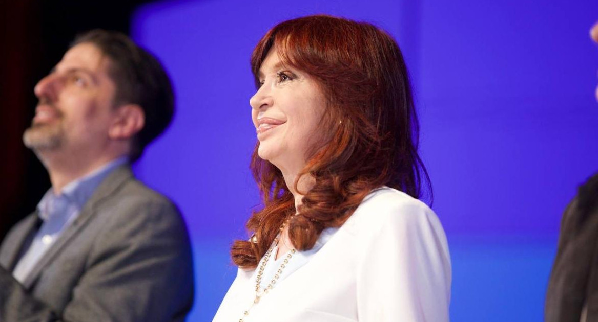 Cristina Kirchner en La Plata. Foto: Presidencia