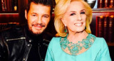 Marcelo Tinelli y Mirtha Legrand. Foto: archivo.