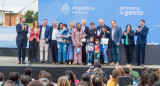 Entrega de viviendas de Alberto Fernández en Catamarca. Foto: Telam.