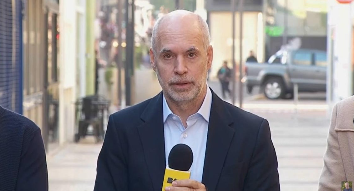 Horacio Rodríguez Larreta, jefe de Gobierno de CABA, captura de video