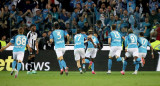 Festejo del Napoli ante el Udinese por la Serie A. Foto: EFE.