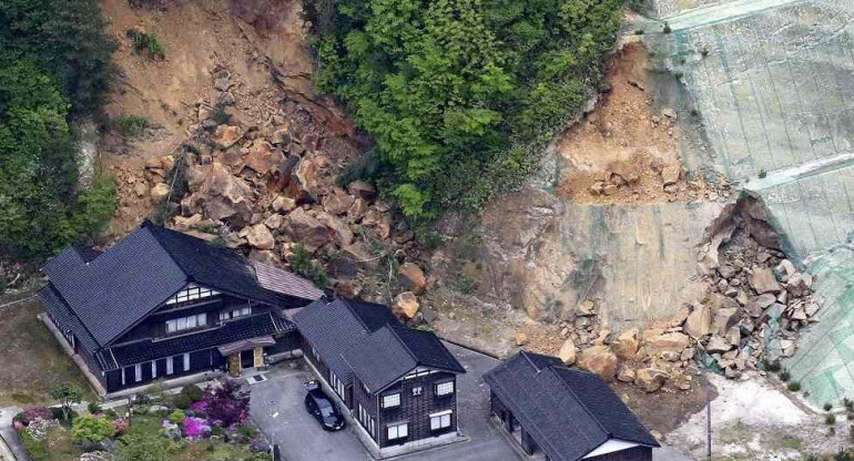 Impactante terremoto en Japón. Foto: Twitter.