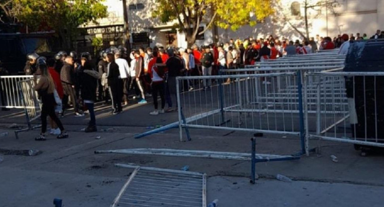 Superclásico, Boca vs. River, incidentes, NA