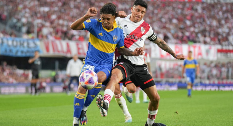River Plate vs. Boca Juniors; Superclásico. Foto: NA.