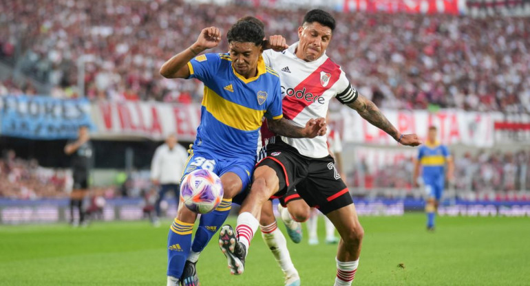 River Plate vs. Boca Juniors; Superclásico. Foto: NA.