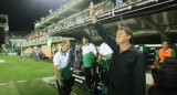 Julio César Falcioni en Banfield. Foto: NA.