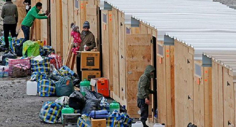 Inmigrantes ilegales en la fronte de Francia. Foto: Reuters