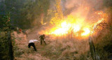 Incendios en La Araucania, en el sur de Chile.