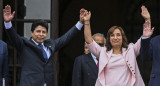 Dina Boluarte y Pedro Castillo, Perú. Foto: EFE