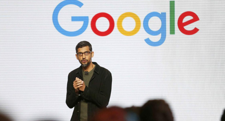 Sundar Pichai, CEO de Google. Foto: Reuters