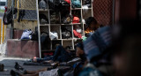 Migrantes en la frontera entre México y Estados Unidos. Foto: EFE.