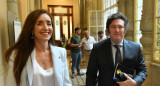 Javier Milei confirmó a Victoria Villarruel como su candidata a vicepresidenta. Foto: NA.