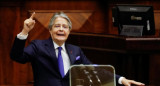 Presidente ecuatoriano Lasso testifica en la Asamblea Nacional, en Quito. Foto: Reuters