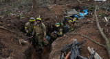 Soldados ucranianos en Bajmut. Foto: Reuters.