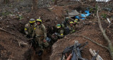 Soldados ucranianos en Bajmut. Foto: Reuters.