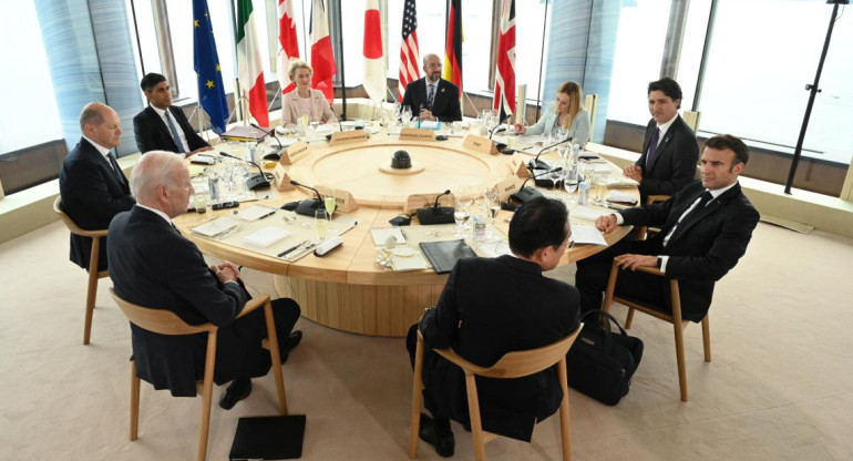 Lideres del G7. Foto: Reuters