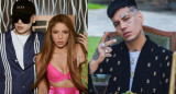 Shakira, Bizarrap y Duki. Fotos: Instagram.