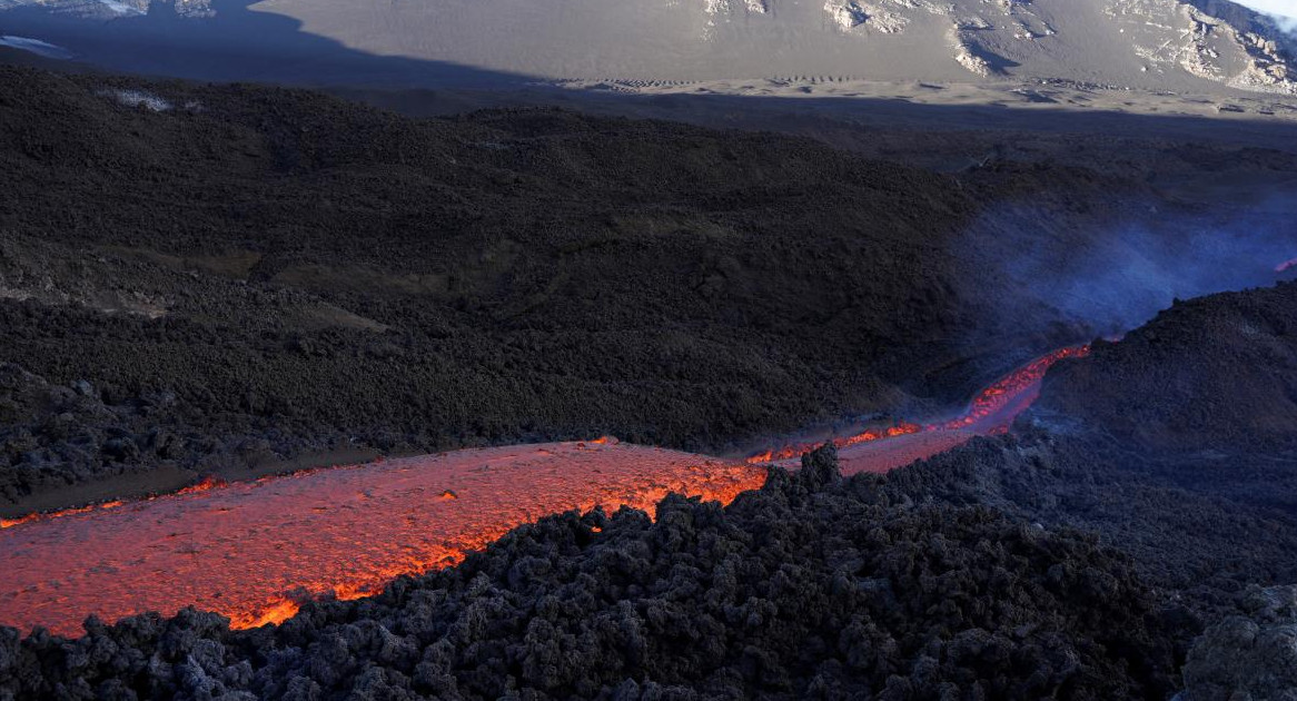 Erupción del volcán Etna. Foto: Reuters.
