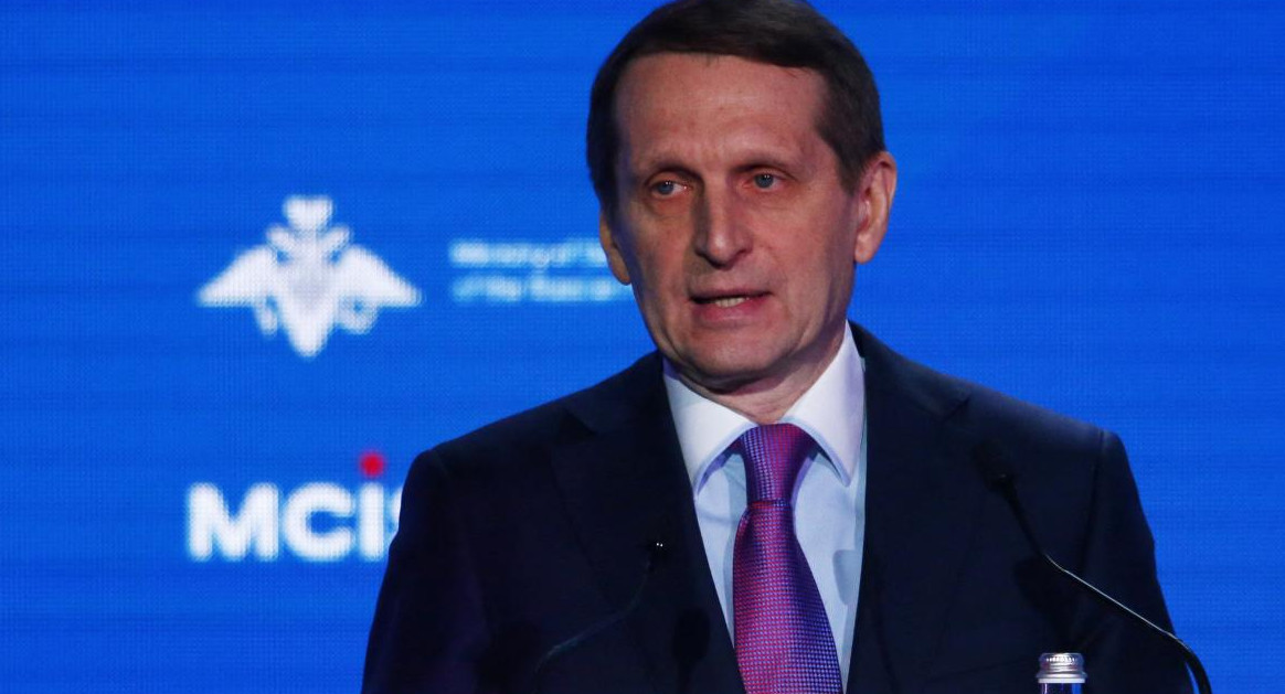 Sergei Naryshkin, jefe del servicio de inteligencia exterior ruso SVR. Foto: Reuters.