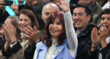 Acto de Cristina Kirchner en Plaza de Mayo. Foto: Prensa.