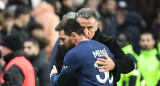 Lionel Messi y Christophe Galtier, PSG. Foto: Reuters 