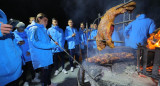 Selección argentina sub 20, asado. Foto: Twitter.