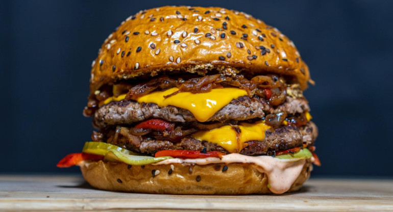 Hamburguesa. Foto: Unsplash.