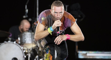 Chris Martin, cantante de Coldplay. Foto: EFE.