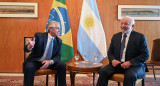 Alberto Fernández y Lula da Silva en Brasil. Foto: NA.