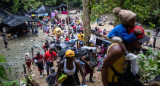 Inmigrantes en Panamá. Foto: EFE.