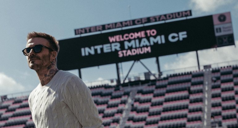 David Beckham, presidente del Inter Miami FC. Foto: Inter Miami FC.