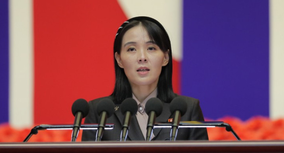 Kim Yo-jong, hermana del líder norcoreano Kim Jong-Un. Foto: Reuters.