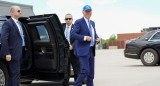 Joe Biden llegando a una ceremonia de una academia militar en Colorado. Foto: Reuters.