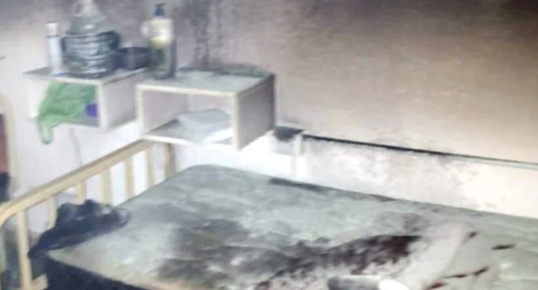 Incendio fatal en la sala del Hospital Municipal de Punta Lara.