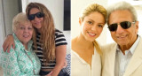 Shakira junto a sus padres. Foto: Captura.