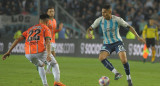 Racing Club y Banfield por la Liga Profesional de Fútbol. Foto NA