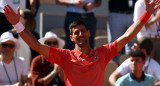 Djokovic venció al peruano Juan Pablo Varillas. Foto: EFE